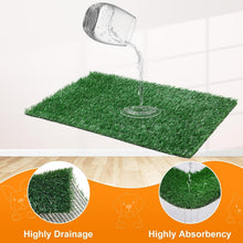 Load image into Gallery viewer, Compact Dog Grass Pad with Tray - Ideal Indoor Potty for Apartments and Patios