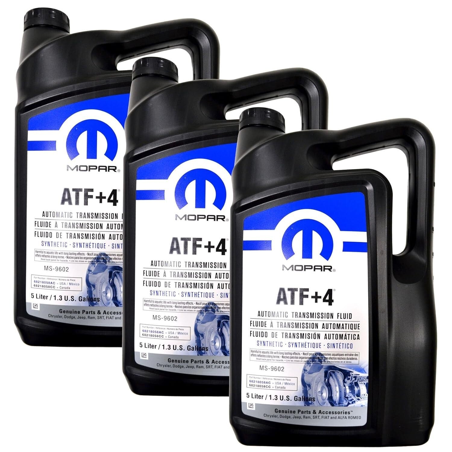 ATF+4 Synthetic Automatic Transmission Fluid 5L - 3 Pack for Optimal Performance