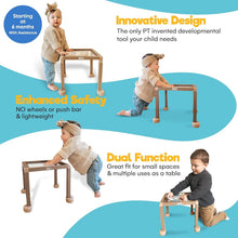 Load image into Gallery viewer, Safe and Stable Montessori Baby Walker with Activity Table for Confident Walking