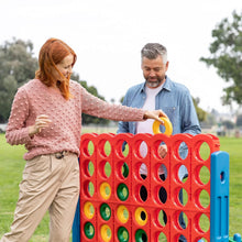 Load image into Gallery viewer, Family-Friendly Jumbo Connect 4 Outdoor Game - Safe &amp; Educational Fun