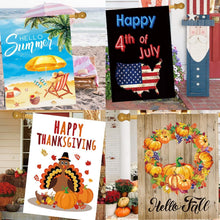 Load image into Gallery viewer, 12 Seasonal Yard Flags - UV Resistant, Double-Sided 28x40 Inch for Outdoor Bliss