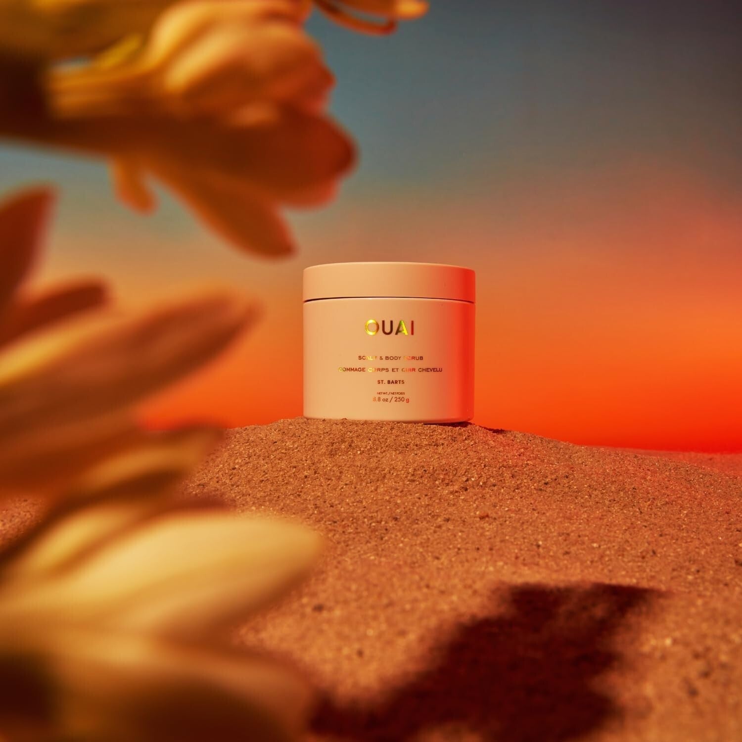 8.8 Oz St. Barts Body Scrub with Coconut Oil & Sugar for Luxurious Exfoliation