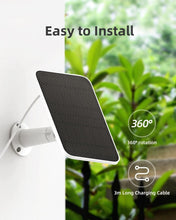 Load image into Gallery viewer, 3W Outdoor Solar Battery Charger for Wireless Security Cameras - IP65 Waterproof