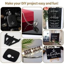 Load image into Gallery viewer, Versatile 18x24 Black Acrylic Sheet Set - Great for Painting and Photography