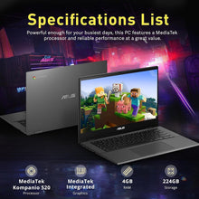 Load image into Gallery viewer, All-in-One Asus CM1402 14" FHD Chromebook - Spill Resistant with Docking Station