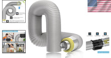 Load image into Gallery viewer, Premium 8 FT Insulated Flexible Duct 6'' - Ideal Noise Reducer for AC Systems