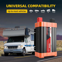 Load image into Gallery viewer, Portable Pure Sine Wave Power Inverter 12V DC to 110V AC for Outdoor Adventures