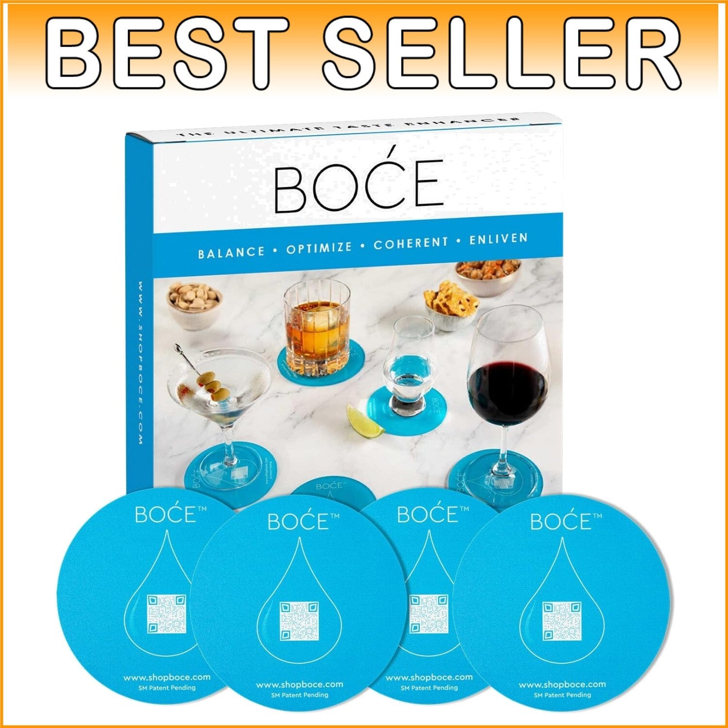 Round Acrylic Coasters for Fast Flavor Enhancement - Ideal for Any Beverage