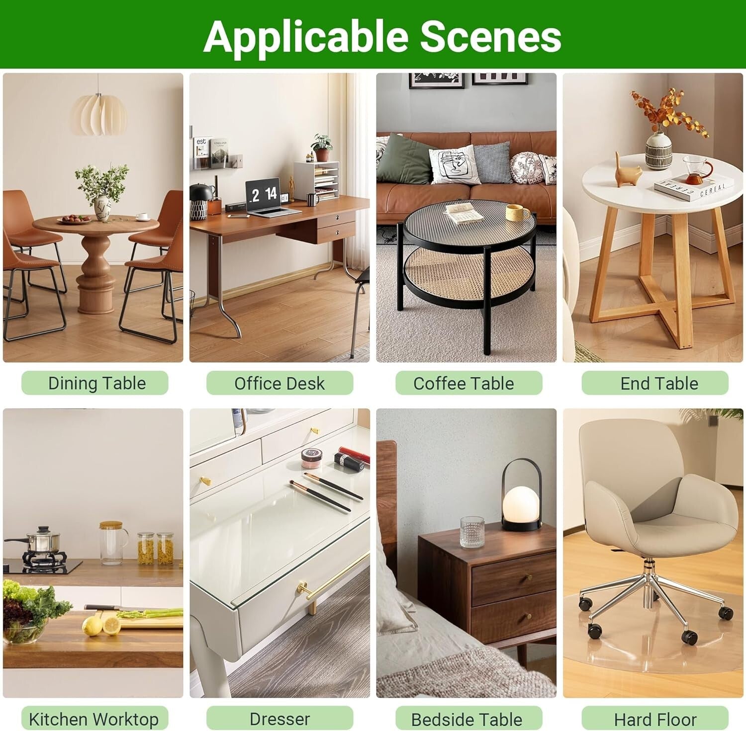 Durable 2.0mm Clear Table Protector - Waterproof & Scratch-Resistant (42 x 72'')