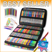 Load image into Gallery viewer, Ultimate Adult Coloring Gel Pens: 160 Colors &amp; 4 Sparkling Metallics, Non-Toxic