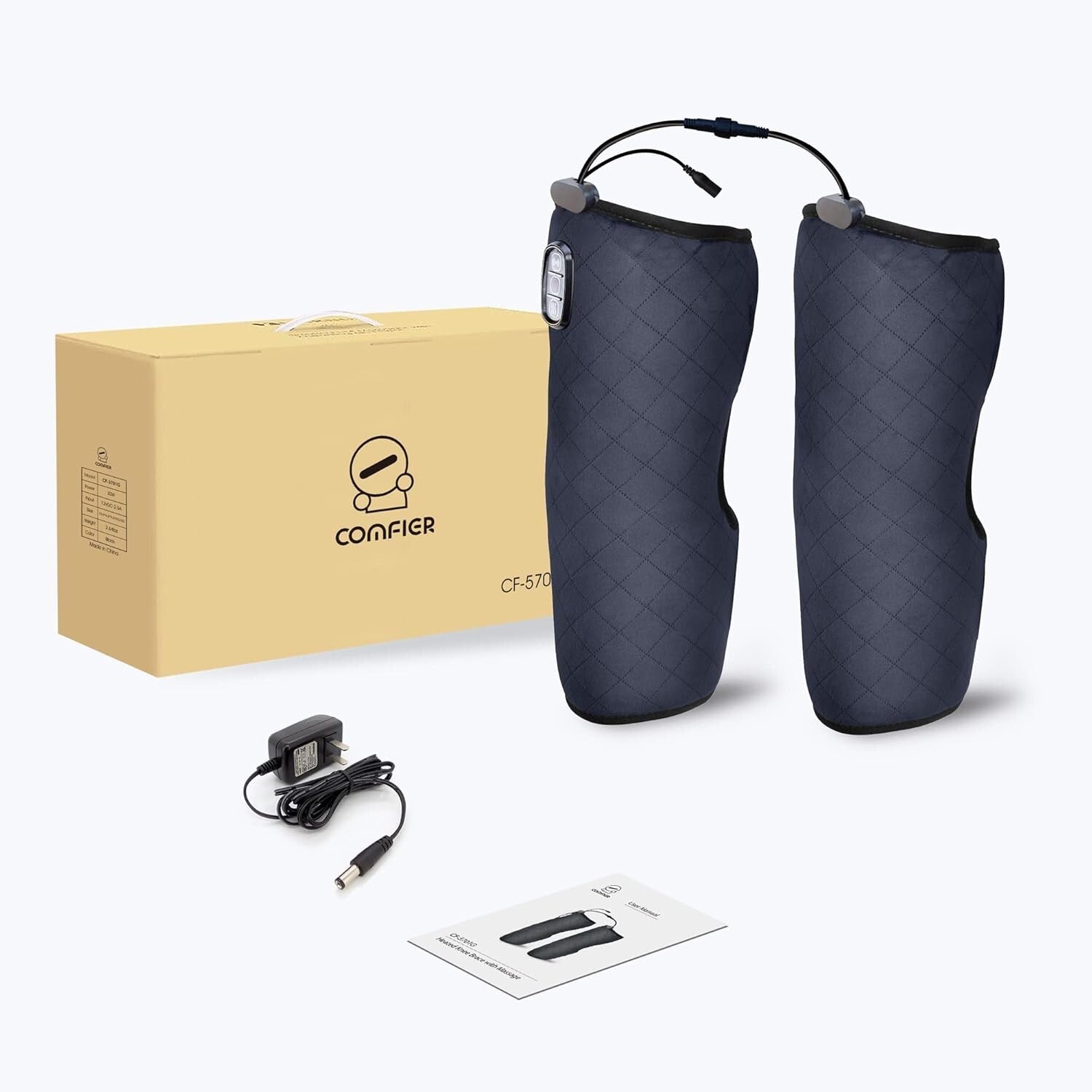 Adjustable Knee Heating Pad with Massage and Vibration - Safe & Effective Relief