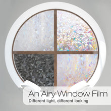 Load image into Gallery viewer, Rainbow 3D Window Privacy Film - UV Protection Cling Tint, 35.4'' x 157.4''