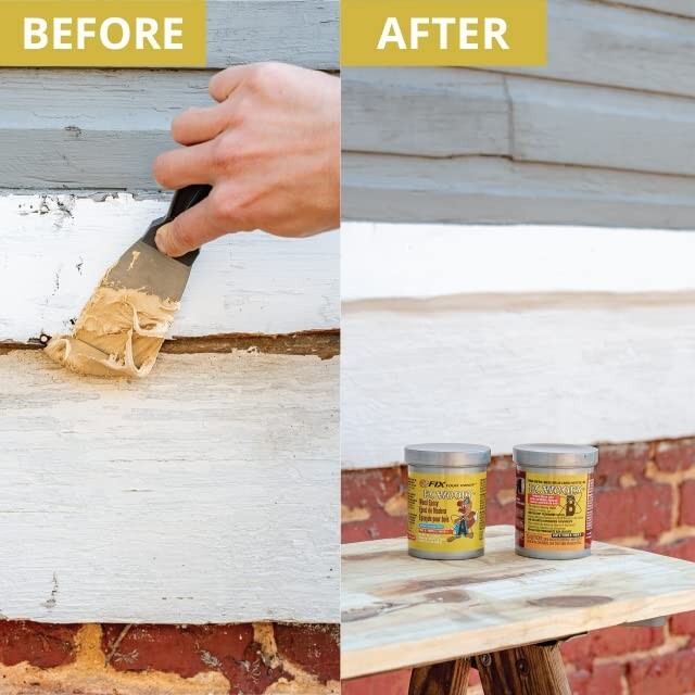 Durable Two-Part Wood Repair Epoxy Paste - 96 oz - Ideal for Carpentry Projects