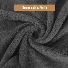 Load image into Gallery viewer, Complete 18-Piece Grey Cotton Bath Towel Set - Soft &amp; Absorbent Essentials