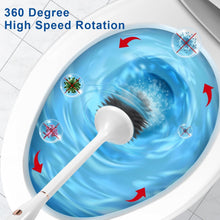 Load image into Gallery viewer, High-Speed Rotating Electric Toilet Brush with Removable Silicone Head &amp; Holder