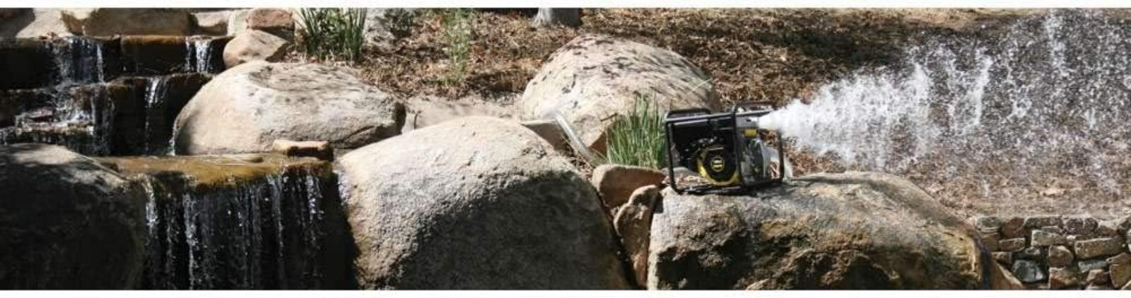 Portable 2-Inch Gas-Powered Water Transfer Pump - 196cc Engine & Durable Frame