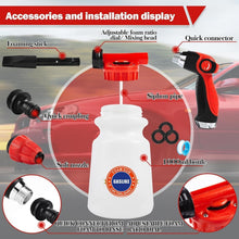 Load image into Gallery viewer, Complete 63-Piece Car Wash Set with Long Handle Brush &amp; Powerful Vacuum Cleaner