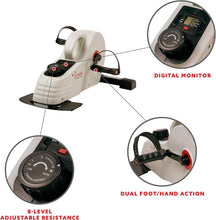 Load image into Gallery viewer, Low Impact Mini Bike Pedal Exerciser – Digital Speed Monitor and Quiet Operation
