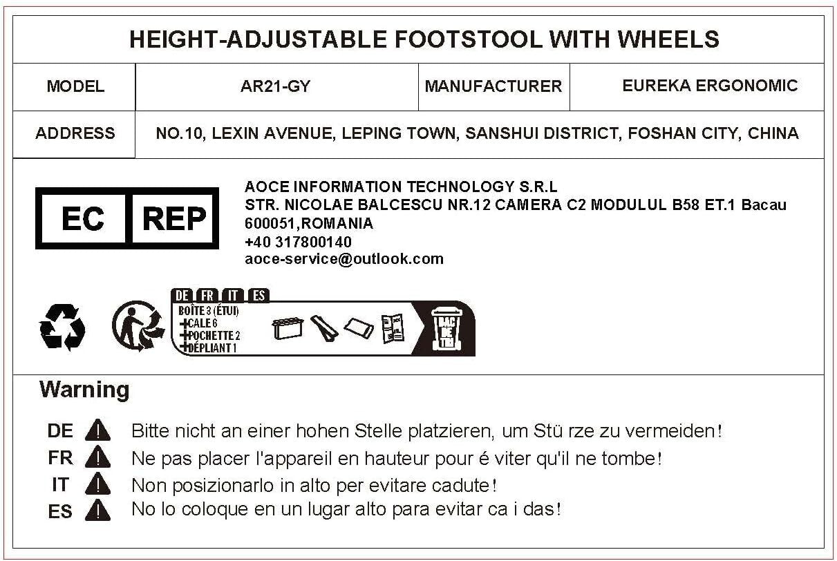 Luxury PU Leather Office Chair with Swivel Wheels & Height Adjustable Footrest