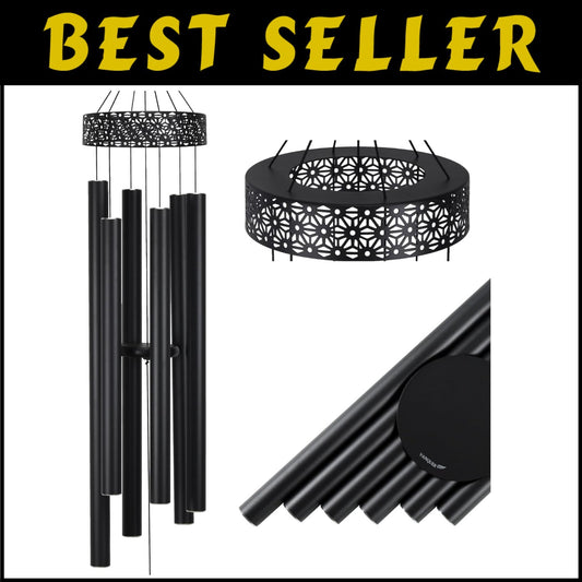 Deep Tone Memorial Wind Chimes - Extra Large 58'' Outdoor Gift for Loved Ones