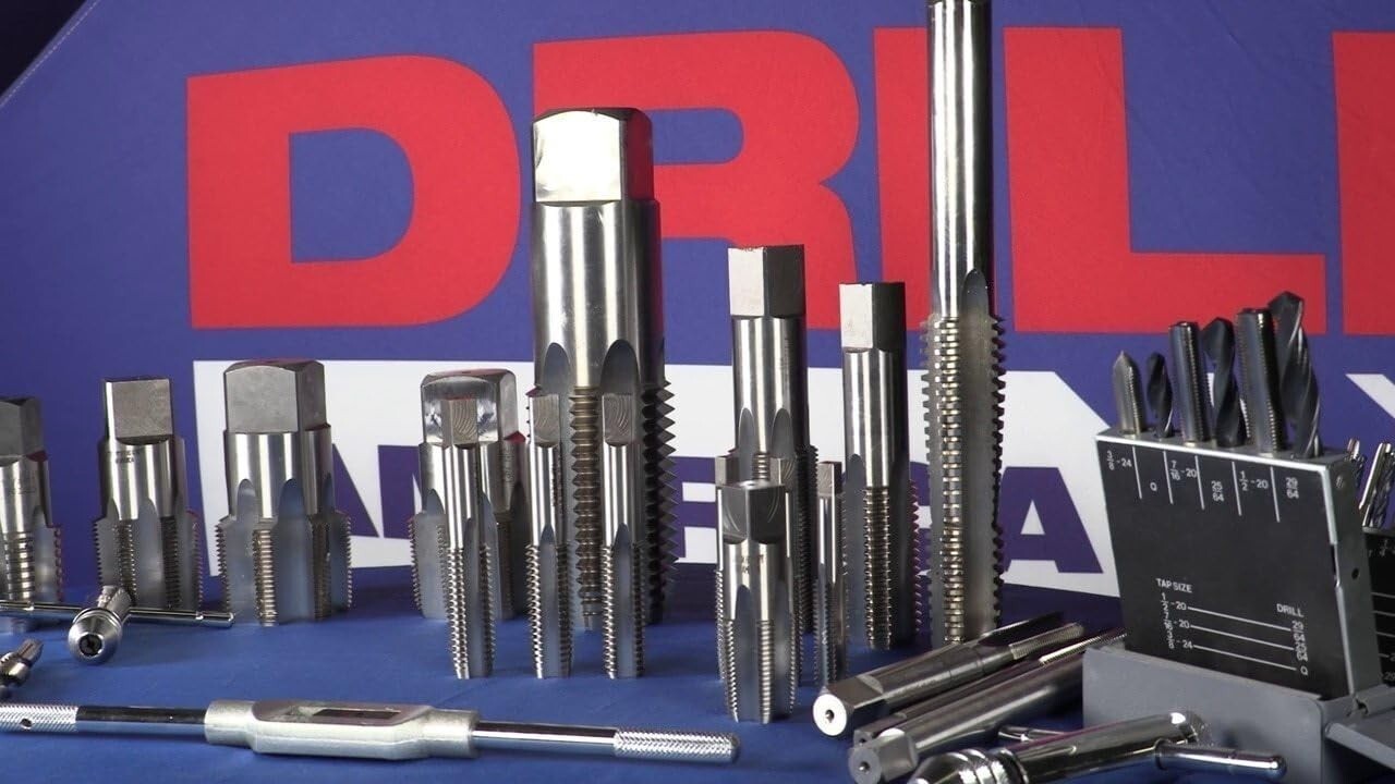 1-3/8"-12 Carbon Steel Taper Tap - Essential Tool for Thread Restoration