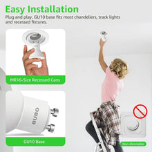 Load image into Gallery viewer, Energy-Efficient GU10 LED Bulb 6W, 650 Lumens Daylight - 20 Bulbs for Home Use