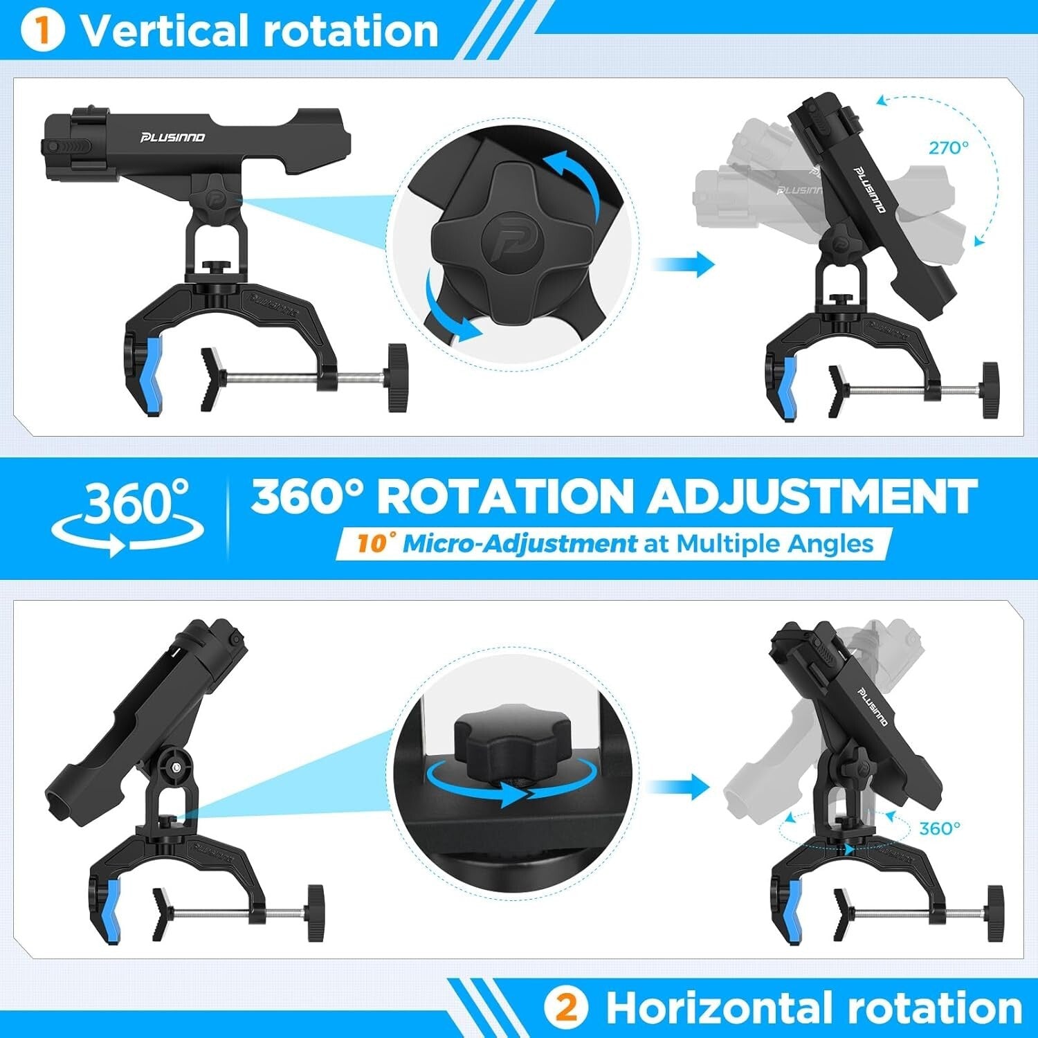 Durable Fishing Rod Holder Set for Boats - Perfect Fishing Gifts for Men