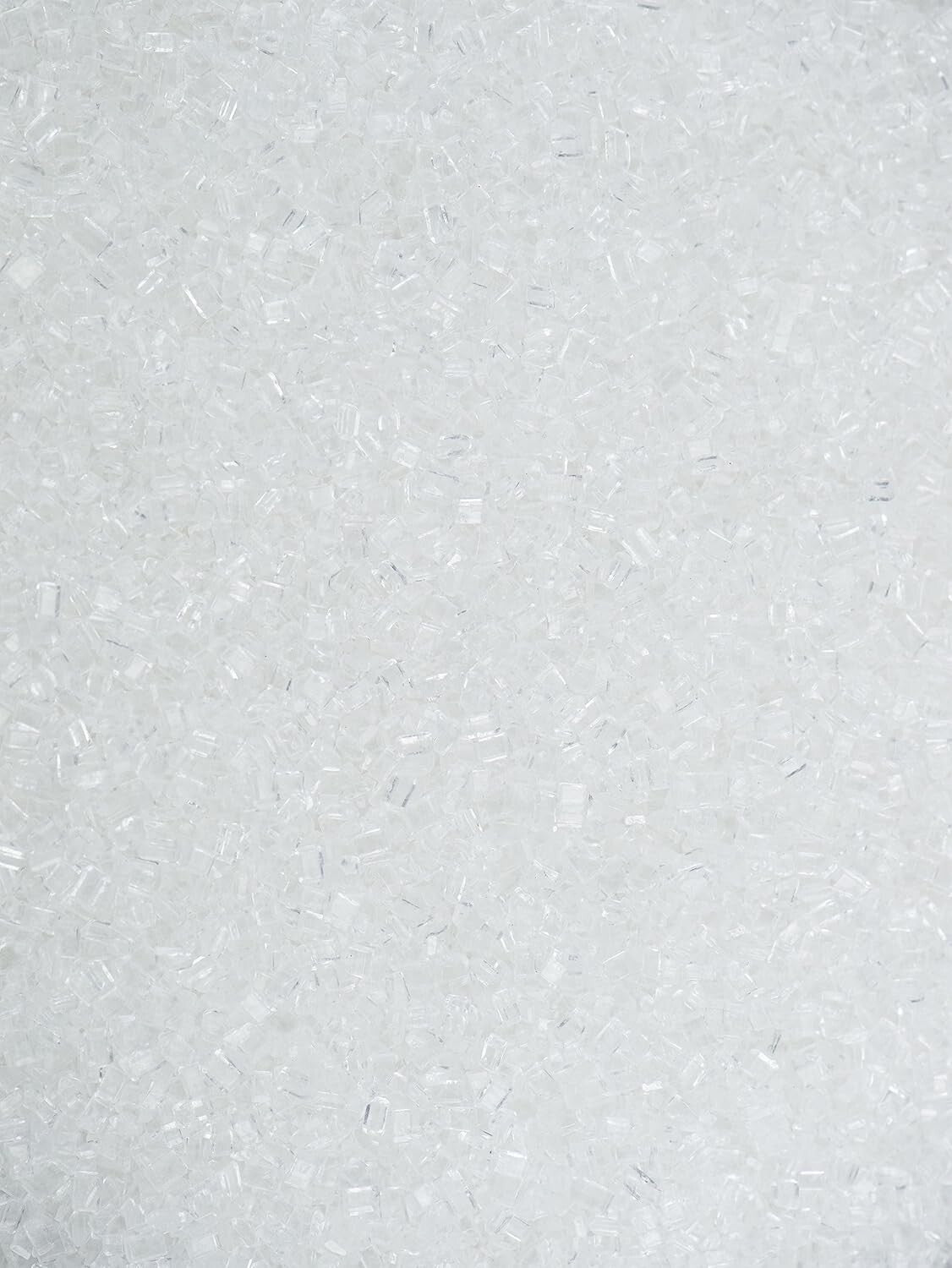 Elegant Sparkling White Sugar Sprinkles, 3.4 lb Jar for Baking & Decorating