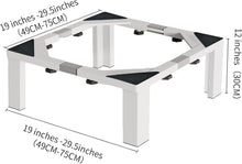 Load image into Gallery viewer, Heavy-Duty All Steel Washer &amp; Dryer Pedestal with Adjustable Height, 12 Inch