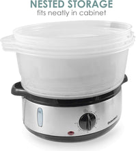 Load image into Gallery viewer, Multi-Function 9.5 Quart Electric Steamer with Easy Clean &amp; Compact Storage
