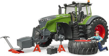 Load image into Gallery viewer, Steerable Fendt 1050 Vario Toy Tractor with Openable Cabin and Tools Included