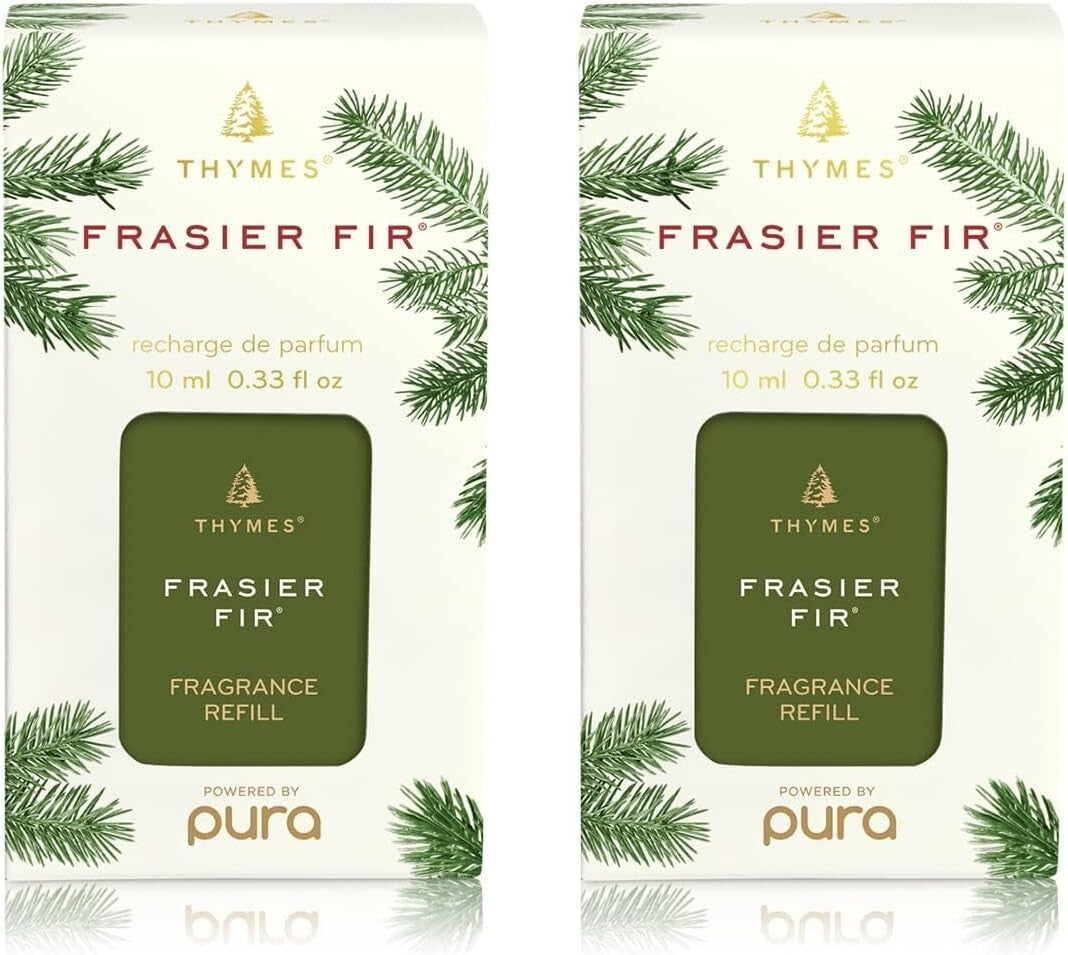 Pack of 2 Frasier Fir Pura Smart Diffuser Refills - 350 Hours of Luxury Aroma