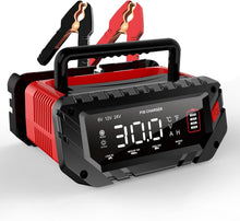 Load image into Gallery viewer, Compact 30 Amp Car Battery Charger with Smart One-Button Operation - Easy &amp; Fast