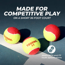 Load image into Gallery viewer, Youth Tennis Balls 60 Pack - Stage 3 Red and Yellow for Skill Development