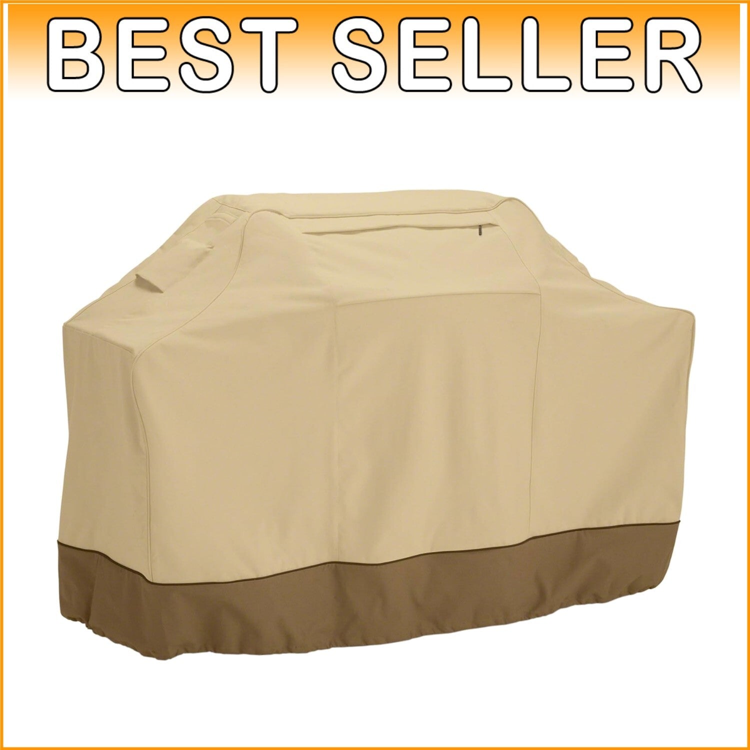 Elegant Water-Resistant Grill Cover - Fits 52” Grills Including Weber Models