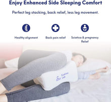 Load image into Gallery viewer, Hypoallergenic Memory Foam Knee Pillow - Alleviate Back Pain &amp; Enhance Sleep