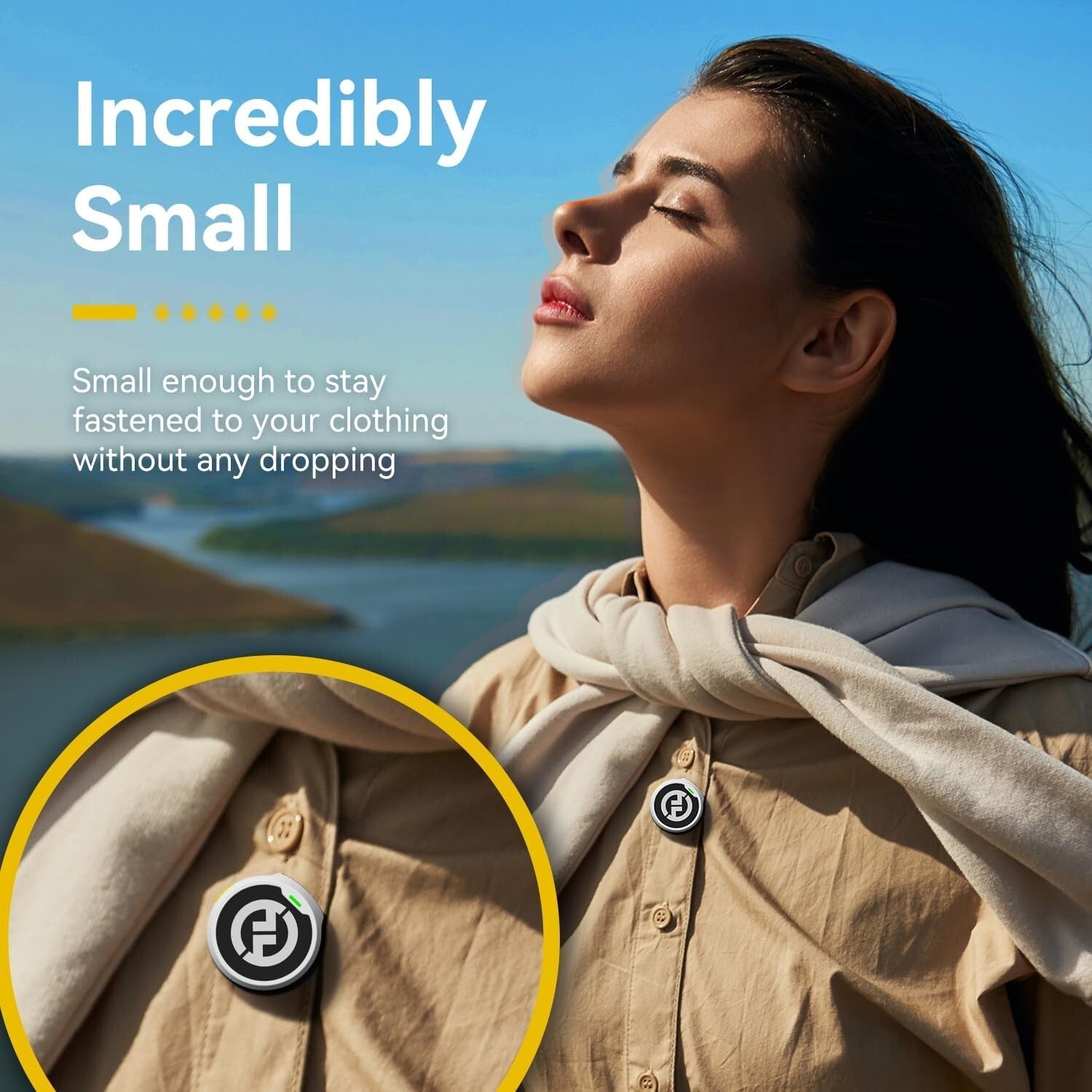 Lark M2 Wireless Lavalier Microphone - Instant Pairing, Omnidirectional Audio