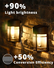 Load image into Gallery viewer, Warm White LED Solar Lights for Garden – 8 Pack Weather-Resistant Design