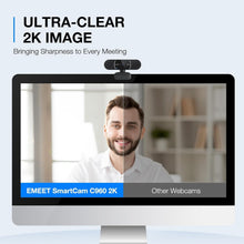 Load image into Gallery viewer, Portable 2K Webcam with Foldable Design &amp; Advanced Noise Reduction for Clarity
