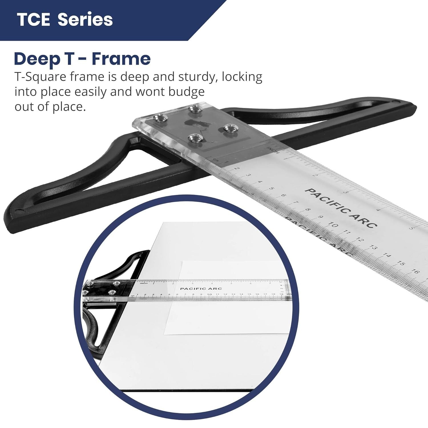 Transparent Acrylic T Square 36-Inch - Ideal for Accurate Technical Drawings