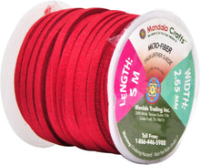 Load image into Gallery viewer, 25 Assorted Faux Suede Cords - 2.65mm Vegan Leather Strings for Jewelry &amp; Crafts