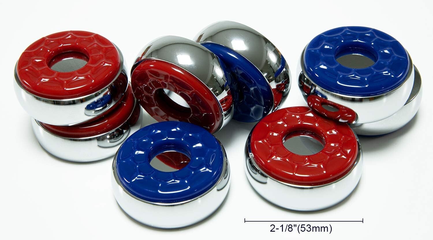 Complete Shuffleboard Accessories Bundle: 8 Pucks, Wax & Mini Brush Set