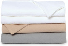 Load image into Gallery viewer, Durable King Size Jacquard Blanket - Soft Cotton Coverlet, Breathable Comfort