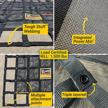 Load image into Gallery viewer, Gladiator Heavy-Duty Trailer Cargo Net - 7.3' x 13.3' - Certified Safety Design