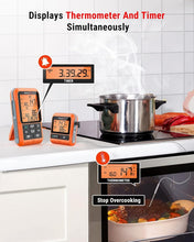 Load image into Gallery viewer, Precision Wireless Meat Thermometer with Dual Probes for Outdoor Cooking &amp; BBQ