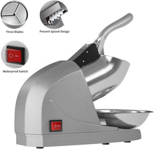 Load image into Gallery viewer, High-Efficiency Snow Cone Machine - 380W with Safety Features &amp; Unique Design