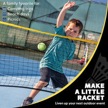 Load image into Gallery viewer, 17ft Portable Multi-Sport Net: Foldable Badminton &amp; Pickleball Height Adjustable