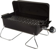 Load image into Gallery viewer, Portable 1-Burner Propane Grill - Stainless Steel Outdoor Cooking Solution