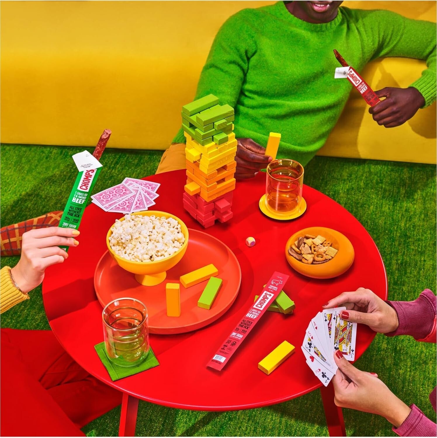 High-Protein Grass-Fed Beef Jerky Snack Sticks - Bold Smoky BBQ Flavor, 24-Pack