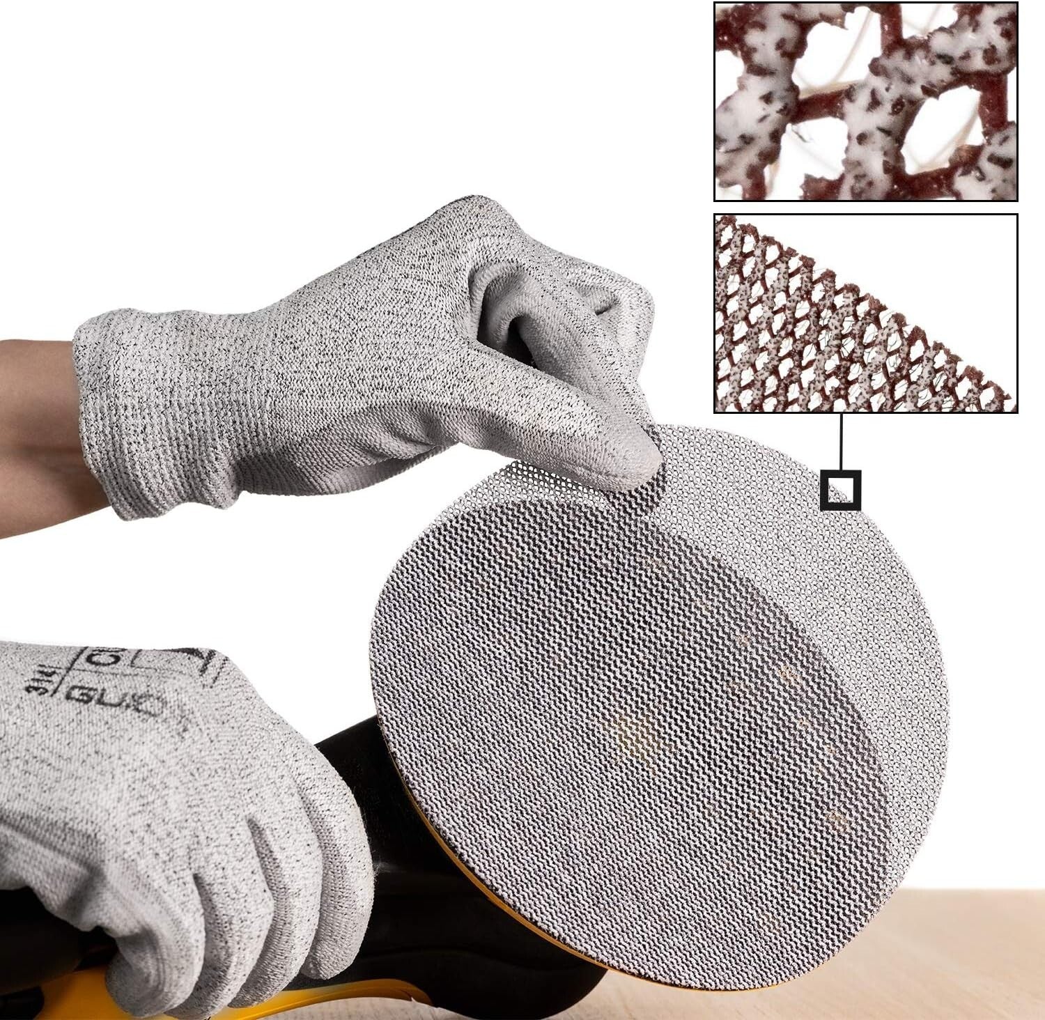 6-Inch Abranet Dust-Free Sanding Discs, Grit 1000 - 50 Pcs for Optimal Finishes
